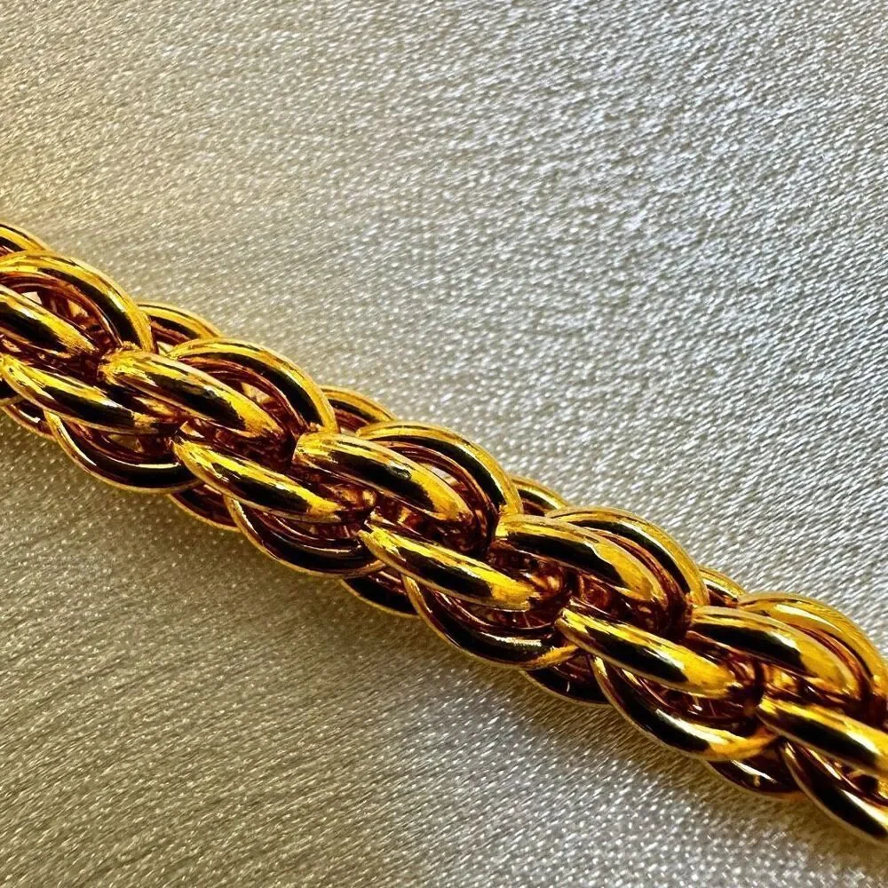 Anne Klein gold tone chain link bracelet - Picture 6 of 9